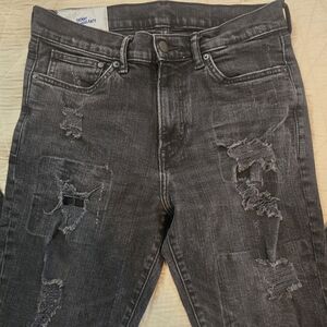 H&M &Denim Skinny Jeans 31/32 – Black Distressed